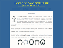 Tablet Screenshot of ecoledemarechalerie.com
